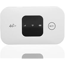 Mobile Hotspot, Portable Travel Router Supports 10 Users at The Same Time, Pocket Device with 2100mAh Large Battery, for Secure Internet at Home Or