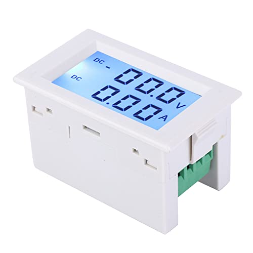 Generic LEDデジタル電圧計アンパーメーター、電圧電流ディスプレイ高精度DC0-10.00A太陽エネルギーの風力駆動用
