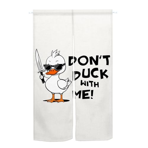 Qinunipoto g  don't duck with me Vv 72cm120cm CeA o ډB   Ռ  Ԏd؂J[e J[e |GXe I[_[ ȒPt lGp