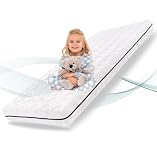 ALAVYA HOME® Kindermatratze 90x200 cm ohne Spannbettlaken 10 cm hoch I CertiPUR zertifizierter Kaltschaum mit waschbarem Bezug I Hochwertige Matratze für Kinderbett Jugendmatratze 200x90 I Made in EU