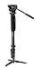Benro Aluminum 4 Series Flip-Lock Video Monopod Kit w/ 3-Foot Articulating Base and S4 Video Head (A48FDS4)