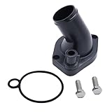 SBF Black Water Neck 45 Degree Chrome Thermostat Housing With O-ring And Bolts Fits For F-ord 260 289 302 347 351W