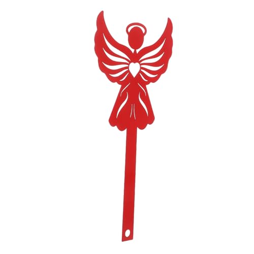 BESPORTBLE Decorative Angel Mailbox Flag Replacement Weatherproof Metal Seasonal Decor for Mailbox Easy Installation for Christmas and Year-round Use