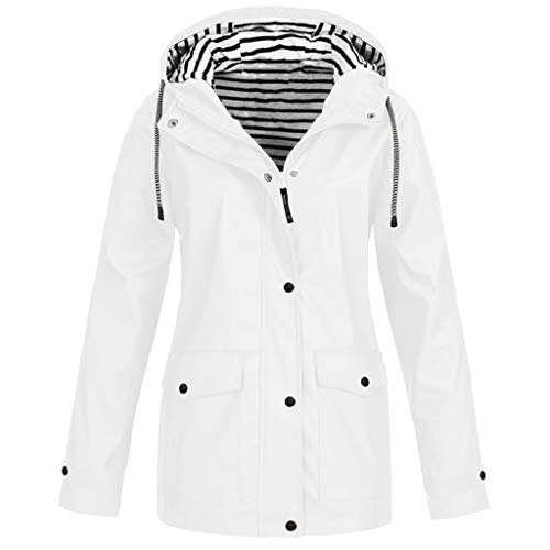 Veste à capuche femme grande taille veste extérieur légère chic avec poches