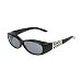 SOLAR SHIELD "Fit Over Your RX Glasses" Polarized Sunglasses (1413) + FREE BONUS CLEANING CLOTH