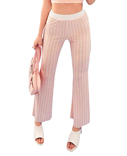 Image of GRECIILOOKS Pants for Women | Pants for Women | High Waist Pants for Women | Regular Fit Korean Pants for Women, peach, M