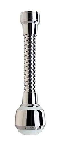 Siroflex 2510/1S Milady Strahlregler-Wasserbelüfter-Brause für die Küchenspüle mit Messingschlauch Made in Italy