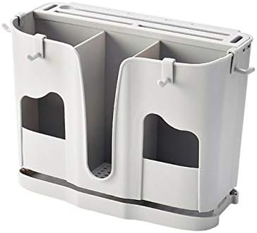 Wall Mounted Kitchen Utensil Holder Cutlery Drainer Rack Utensils Storage Organizer Chopsticks