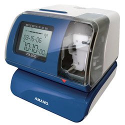 Amazon.com: AMANO PIX-200 ATOMIC - TIME CLOCK/DATE STAMP by AMANO
