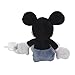 Disney Mickey Mouse White, Blue and Black Plush Buddy Pacifier Holder