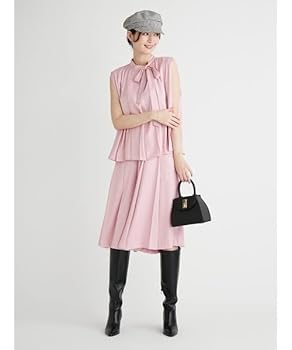 Amazon | [セルフォード] チンツサテンプリーツブラウス
