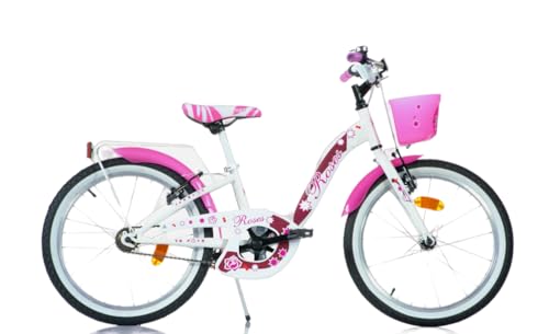 SCH Bici Roses, Bicicletta Bambino, Bianca, 20