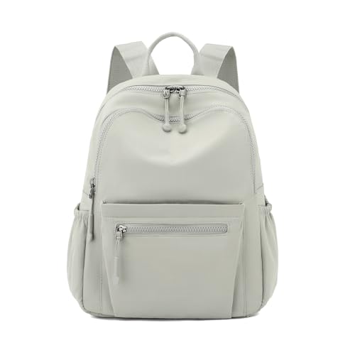 Image of Tanweibago Mini Nylon Women Backpacks,11L Small Ladies backpacks Casual Lightweight Women Shopping Travel Daypack (Z1-grey)