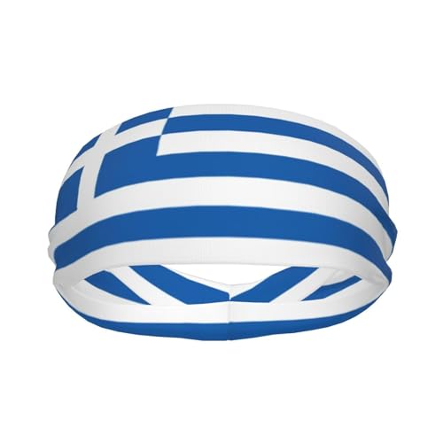 Image of Cute Flag Headbands Women Men Flag Sweatband Sports Headband for Running, Cycling, Yoga Gym, Working Out