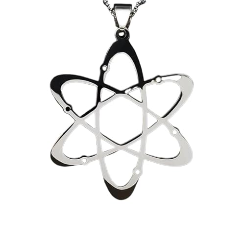 Pendentif physique et chimie collier théorie de l'atome hypoallergénique