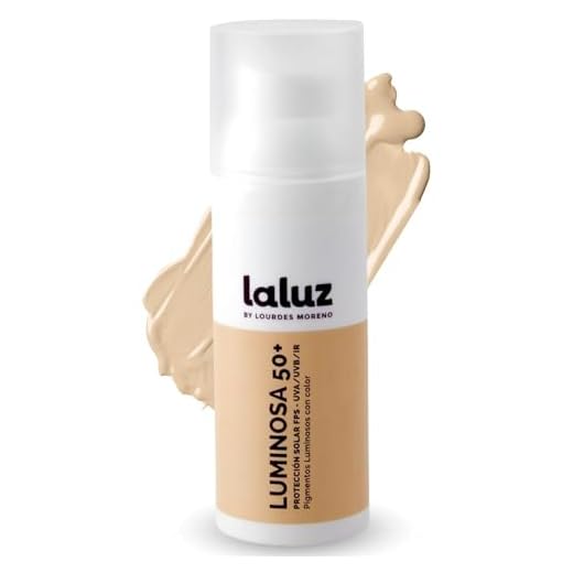 Lourdes Moreno - CC Cream con Protector Solar Facial 50-50 ml | Crema Solar Facial 50 con color para Todo Tipo de Pieles | CC Creme Antimanchas y Antiedad con Proteccion Solar 50 facial