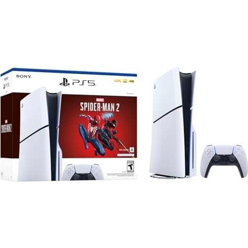 PlayStation 5 Console – Marvel’s Spider-Man 2 Bundle (slim) (Renewed)