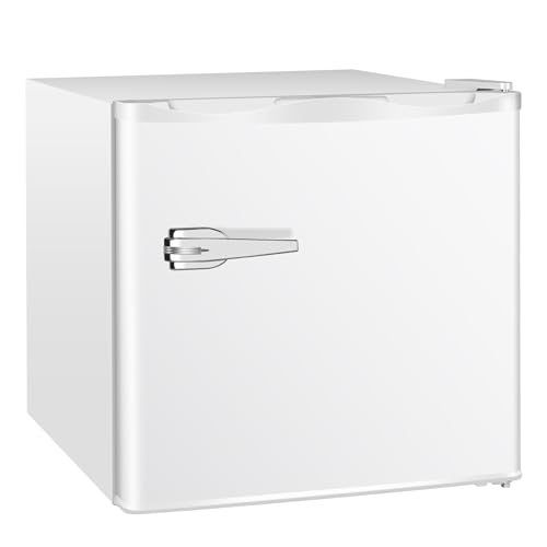 FREE VILLAGE Upright Freezer - 3.0 Cu.ft Small Upright Freezer with 6.8°F to -4°F, Energy-Efficient, 7 Adjustable Temperatures for Medium Homes & Apartments, Offices, Silver