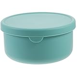 TOYANDONA Caja de Fermentación de Masa Apilable de Silicona Reutilizable con Tapa Hermética Recipiente Multiusos para Pizza y Pan Artesanal Color Menta