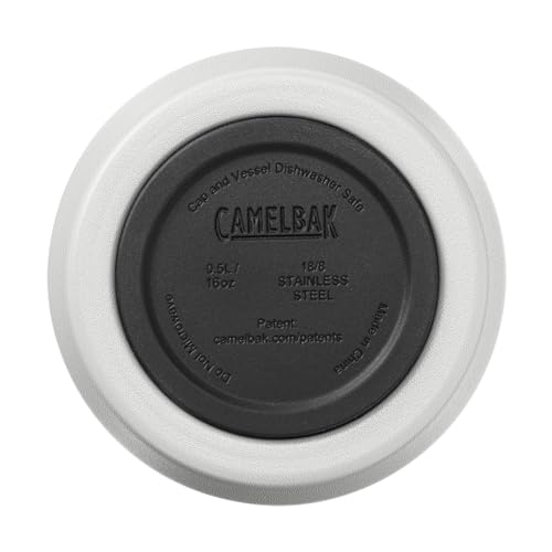 Image of CamelBak Horizon 16oz Tumbler - Insulated Stainless Steel - Tri-Mode Lid - White