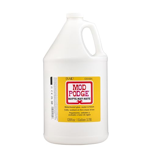 Image of Mod Podge CS11304 Waterbase Sealer, Glue and Finish, 128 oz, Matte