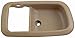 Dorman 91342 Front Passenger Side Interior Door Handle Bezel Compatible with Select Toyota Models