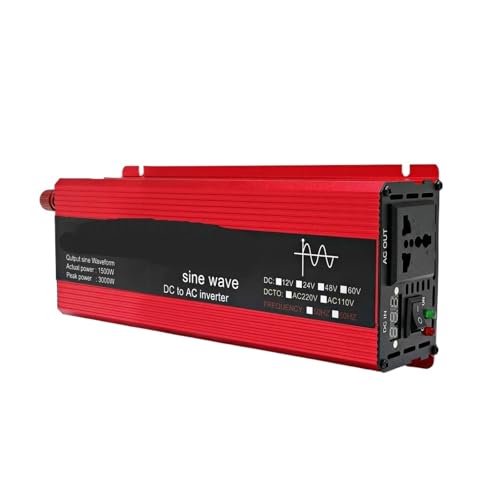 Convertisseur voiture 2200W avec signal pur sinus stable 24V 110V