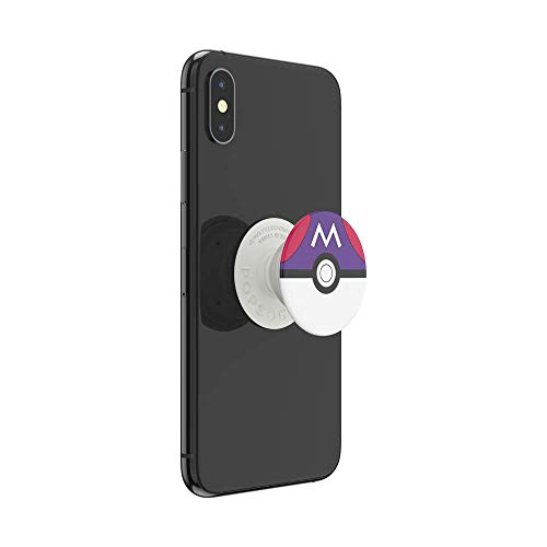 Image of PopSockets Adhesive Phone Grip, Holder, Phone Stand, Pokemon - Master Ball