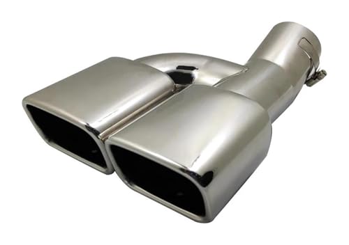 排気口 排気管 パーツ 用 ノア 用 ヴォクシー 80系 ステンレススチール スクエアアウトレット エキゾーストパイプ マフラー テールチップカバー トリム 1個