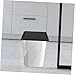 TIDTALEO Stainless Steel Recessed Trash Bin Lid Flap Design Kitchen Sink Garbage Can Cover Sturdy Countertop Lid for Home Use