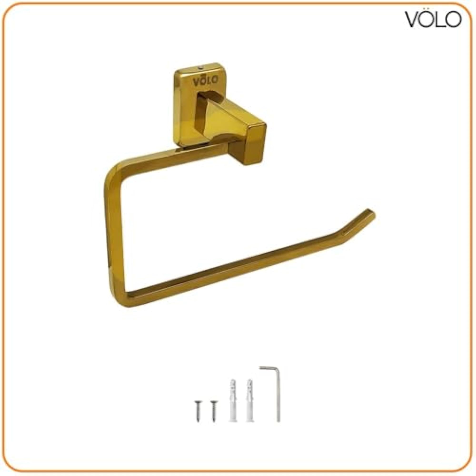 Luxury Stainless Steel Napkin Holder, Wall-Mounted Organizer
