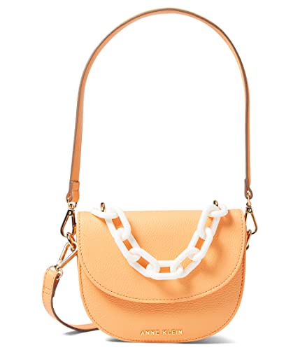 Anne Klein Mini Convertible Shoulder Bag with Resin Chain