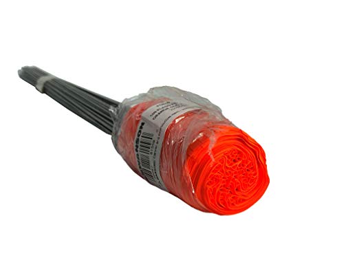 Swanson Tool Co FOR15100 Markierungsfahnen mit 38,1 cm Drahtstangen, Orange, 100 Stück