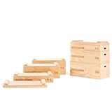 SINGULARWOD Cajones de Jerk Élite Halterofilia. Cajon Pliometrico. Steps Fitness Cajón de Salto Crossfit. Steppers Crossfit. Cajon de Salto. Plyo Box, Jump Box Cross Training. Cajon Crossfit