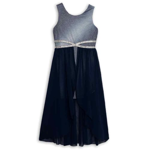 Speechless Girls' Sleeveless Maxi High Low Sparkly Party Dress3