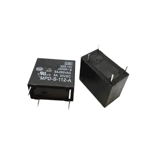 Relais MPD-S-112-A 12V 5A commutateur 4 pins DCV12 pour réparation électronique