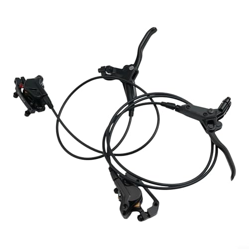 Mountain For Bike Kit de frein à disque hydraulique avec leviers en alliage d'aluminium CNC et étriers à 2 pistons pour rotors de 160 mm, freins avant et arrière inclus