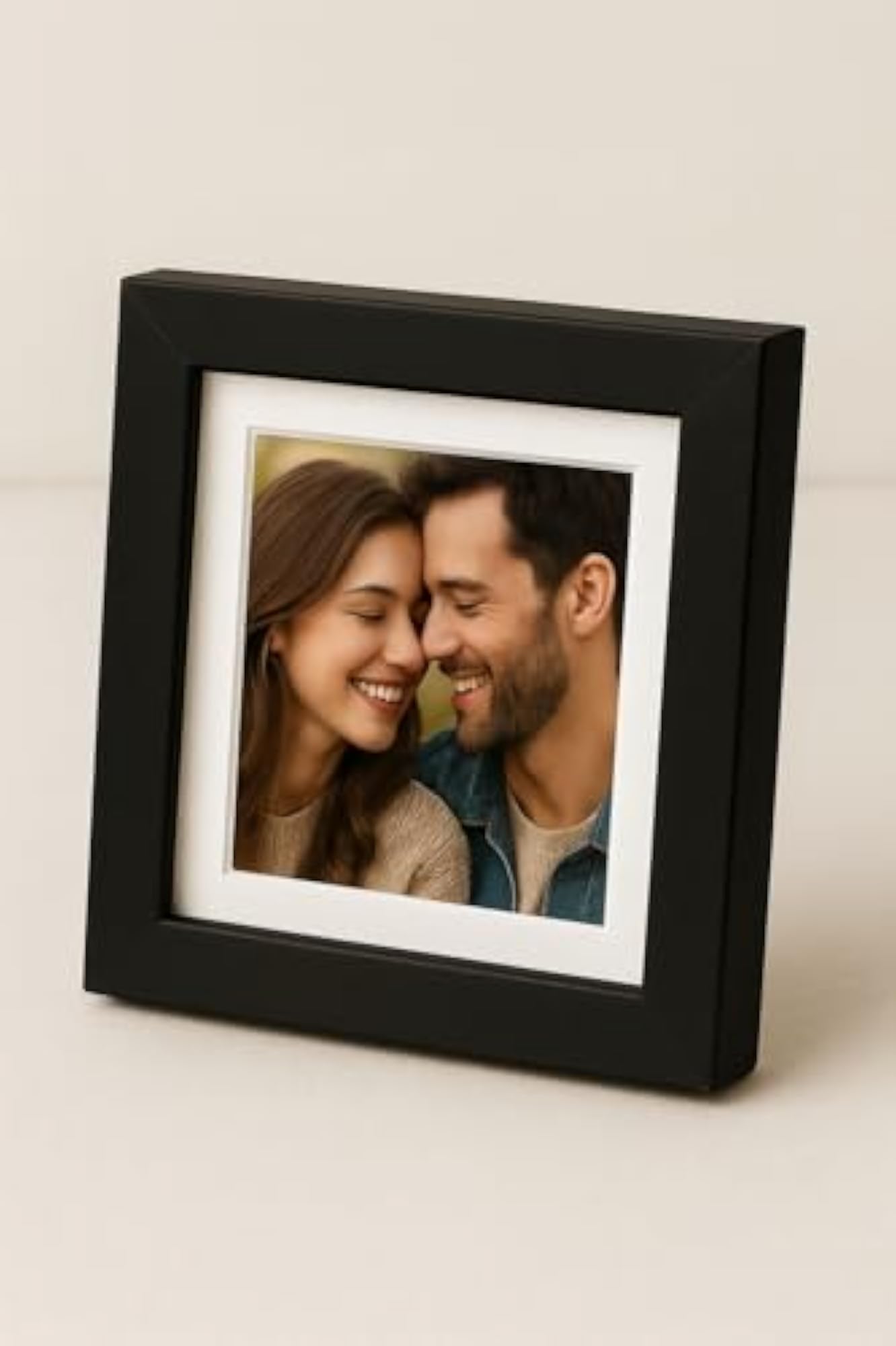 Customizable Black Table Top Photo Frame