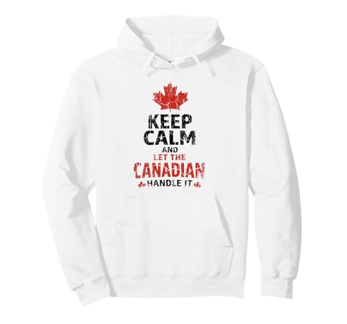 �J�i�_�̖ʔ����M�t�g Keep Calm Maple Leaf Canada Pride�f�U�C�� �p�[�J�[