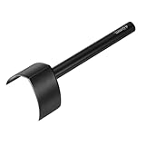 sourcing map V-Shaped Leather Punch, 40mm, Leather Cutter, Belt End Cutter, Carbon Steel V Shape Punch Tool for Crafting Strap Belt, Wallet and Bag