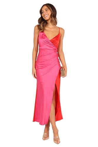 Petal & Pup Women's Lipa Colourblock Midi Slip Dress