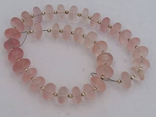 Perles de quartz rose naturel pour atelier bijoux DIY et ateliers créatifs [E1216]