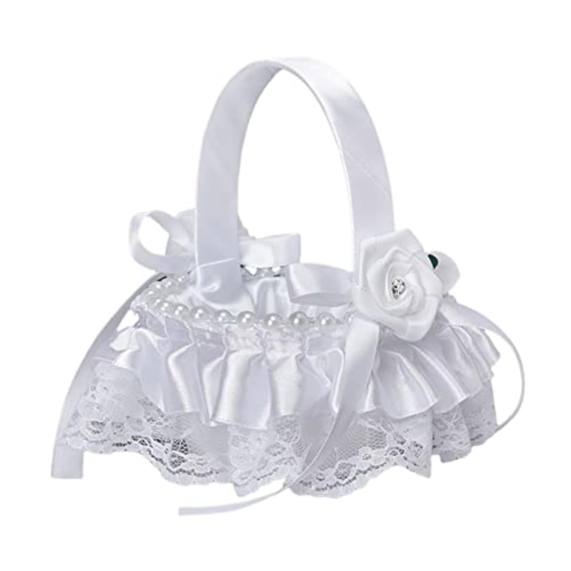 Decorative Wedding Basket with Handle for Parties