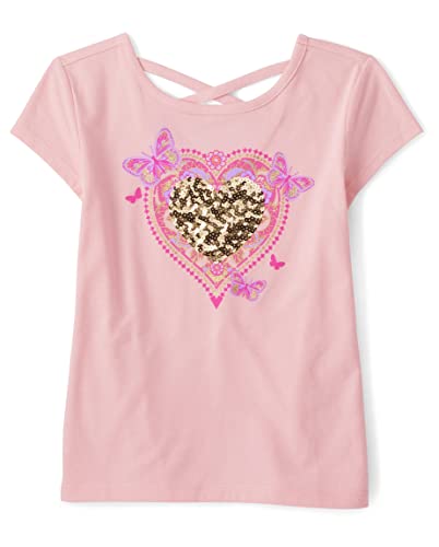 Image of The Children's Place Girls' Short Sleeve Fashion Graphic T-Shirt