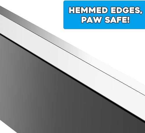Confote 35.7\"x23.4\" Stainless Steel Replacement Tray for Dog Crate, Chew-Proof and Crack-Proof - Thumbnail 3