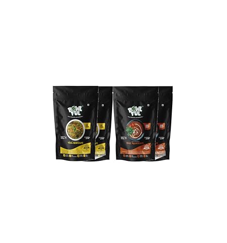 BowlFul Pack of 2 Jain Hyderabadi Meal Combo of 100% Natural Jain...
