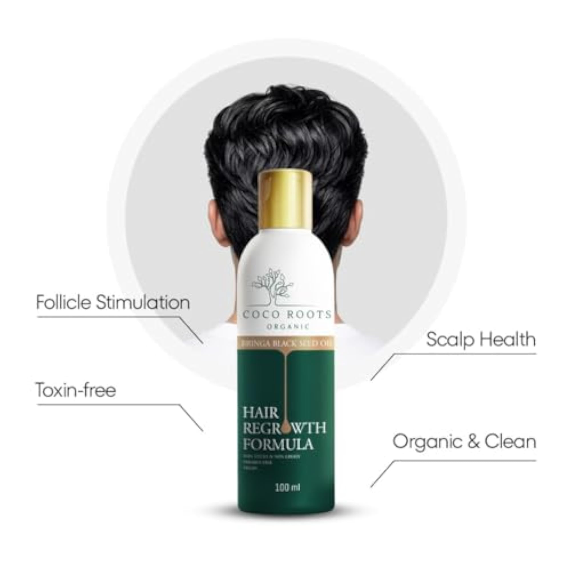 Bringa Black Seed Hair Oil with Coconut Oil, 100ml