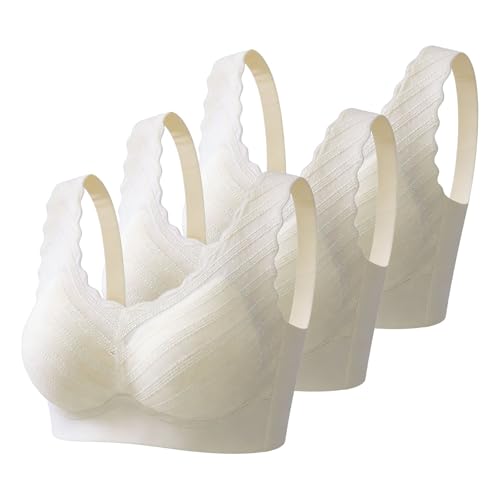 Soutien gorge remonte poitrine au quotidien : lot de 3 bralettes confort sans armature