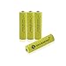 GEILIENERGY Solar Light Batteries AA NICD AA 600mAh 1.2V Rechargeable Batteries for Solar Lamp (Pack of 4)