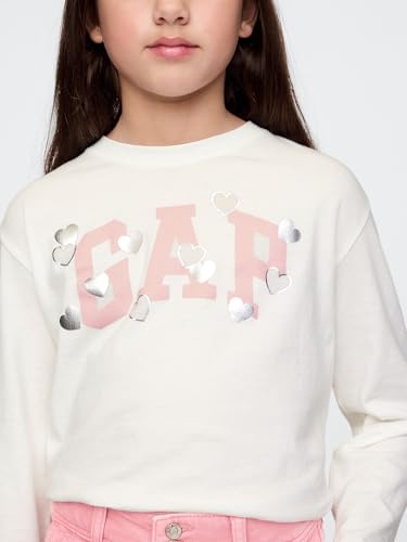 GAP Girls Long Sleeve Logo Tee3